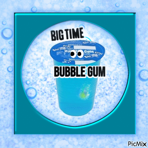 Big Time Bubble Gum Soda - Бесплатный анимированный гифка