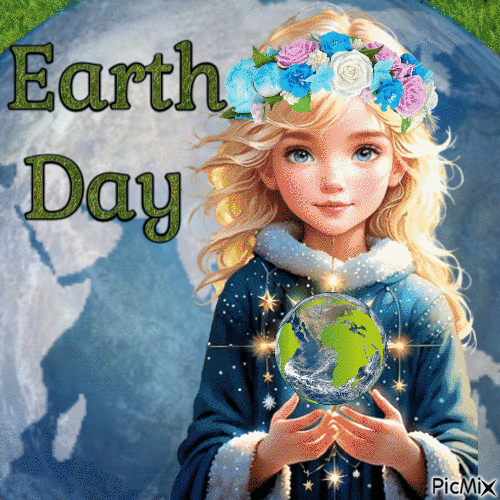 Earth Day 2024 - Gratis animeret GIF