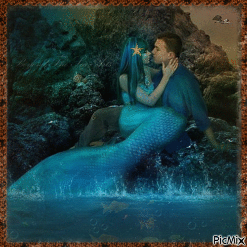 Sirena enamorada. - Zdarma animovaný GIF