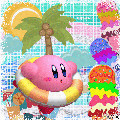 Kirby/contest - GIF animé gratuit