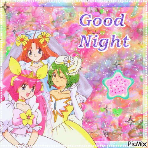 Pastel Good Night - Бесплатни анимирани ГИФ