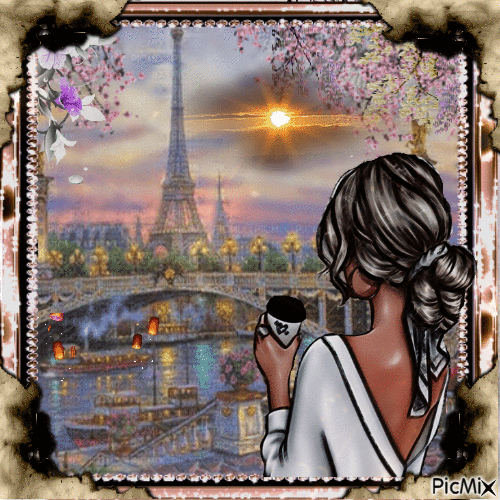 Bajo los puentes de París - Bezmaksas animēts GIF