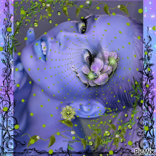 violet imaginaire - Gratis animeret GIF