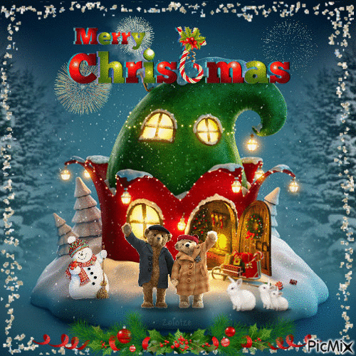 🎄 Merry Christmas! 🎄 - GIF animasi gratis