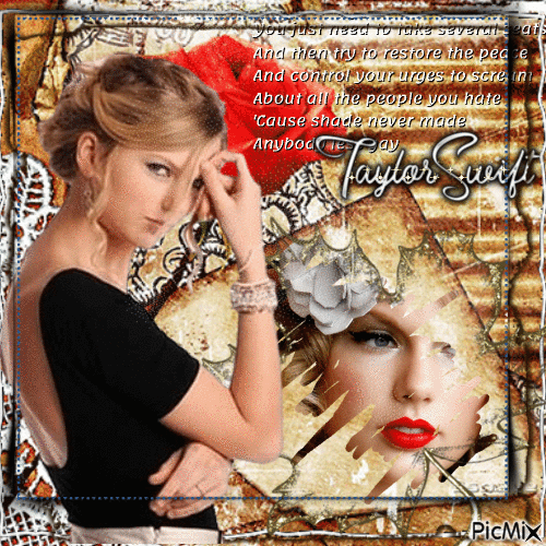 Taylor Swift - GIF animado gratis