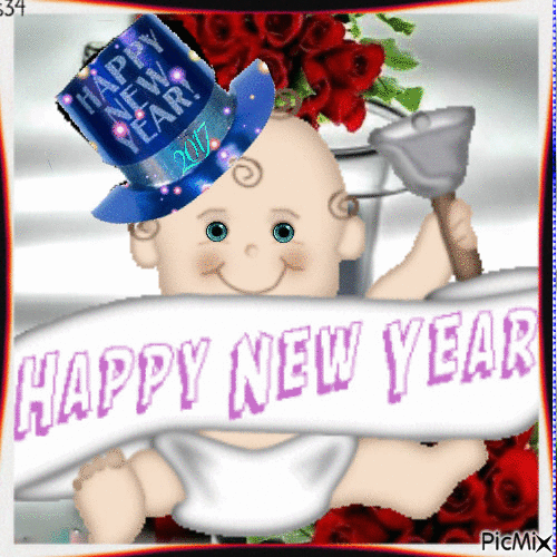 Chúc Mừng Năm Mới - Безплатен анимиран GIF