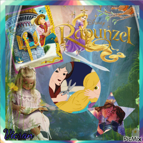 Próxima competencia  Rapunzel - 免费动画 GIF