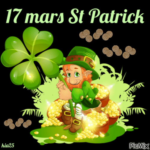 St Patrick - Bezmaksas animēts GIF