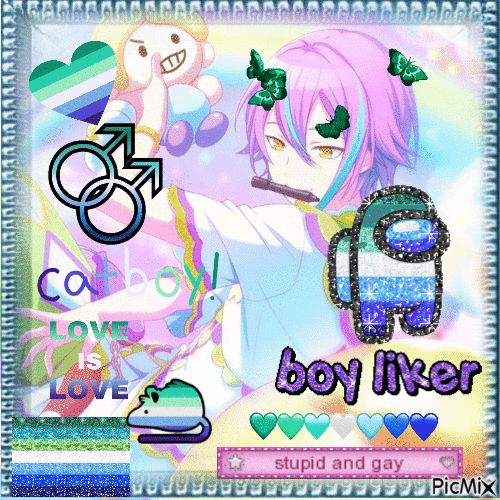 super gay boy liker uwu 🥺 - Δωρεάν κινούμενο GIF