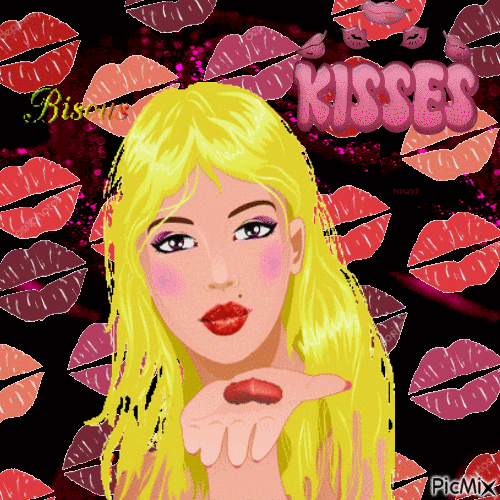 kisses - Безплатен анимиран GIF