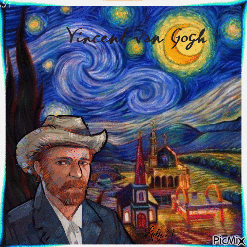 van Gogh - Nemokamas animacinis gif