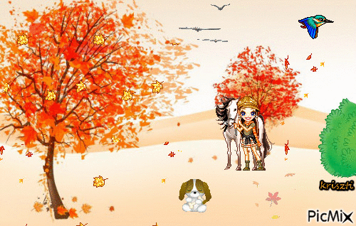 Autumn - GIF animado gratis