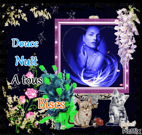 Douce Nuit A tous Bises - Δωρεάν κινούμενο GIF