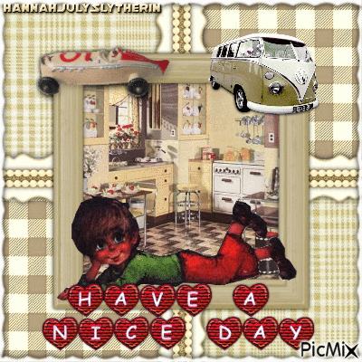 {{Have a Nice Day Retro Style}} - 免费动画 GIF