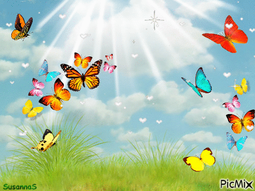 Perhosia - GIF animasi gratis