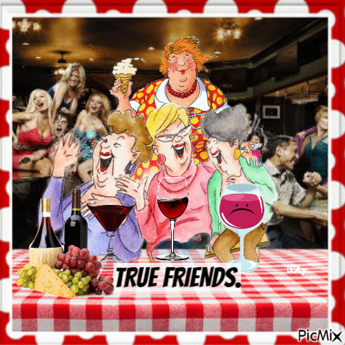 TRUE FRIENDS - Nemokamas animacinis gif