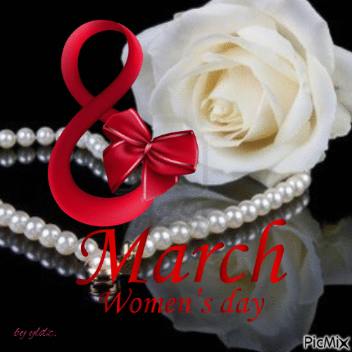 8 march women - Бесплатни анимирани ГИФ