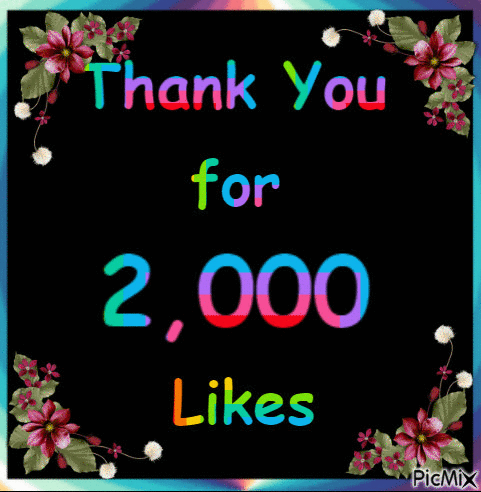 2,000 Likes - Gratis animerad GIF