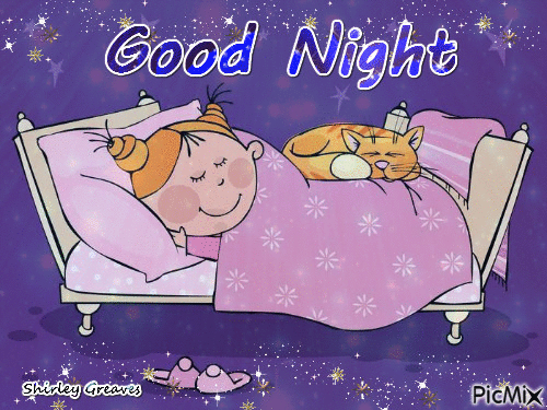 Good night - Бесплатный анимированный гифка