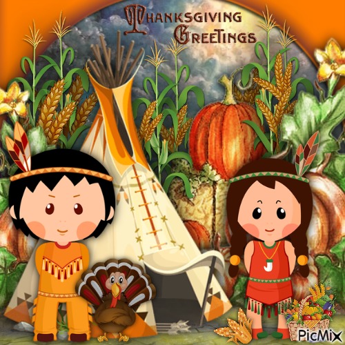 Native American Thanksgiving-RM-11-18-23 - Бесплатни анимирани ГИФ