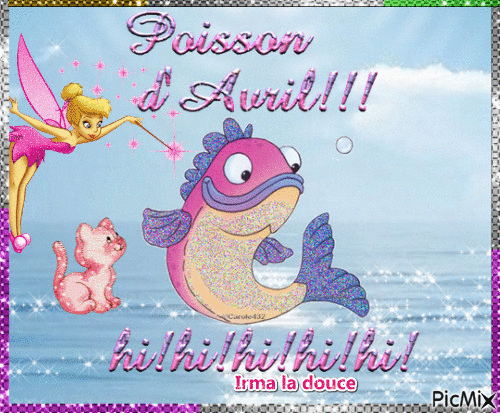 Poisson d'avril - Zdarma animovaný GIF