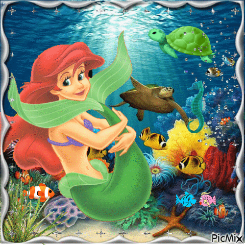 Ariel - Zdarma animovaný GIF