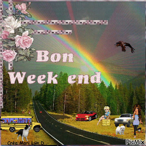bon week end - GIF เคลื่อนไหวฟรี