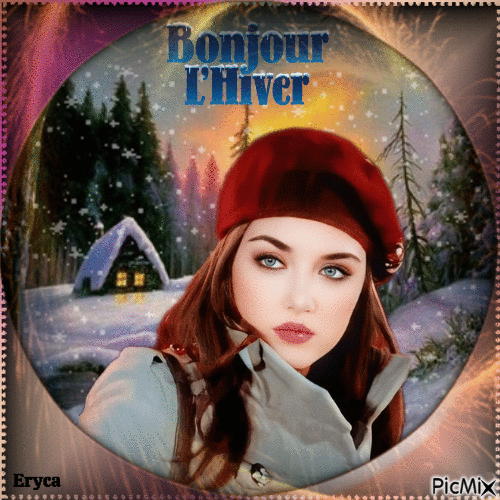 Bonjour l'hiver ! - Free animated GIF
