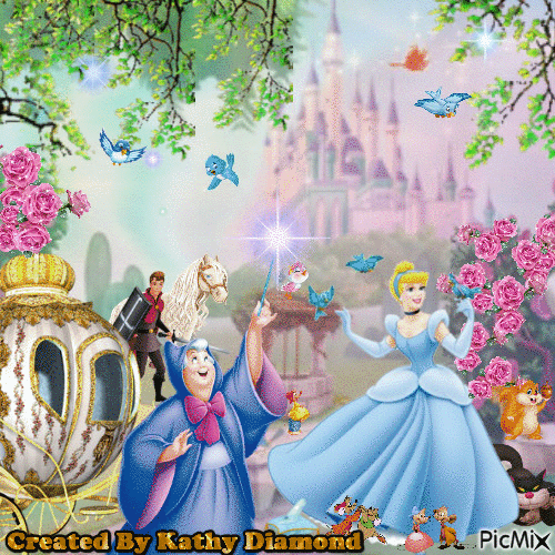 Cinderella - GIF animado grátis