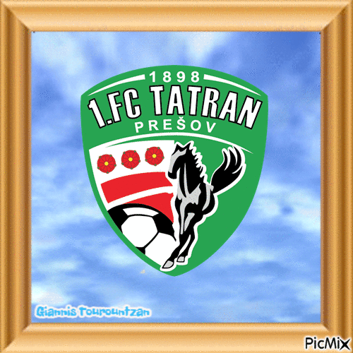 FC TATRAN PRESOV - FOOTBALL TEAM - Zdarma animovaný GIF