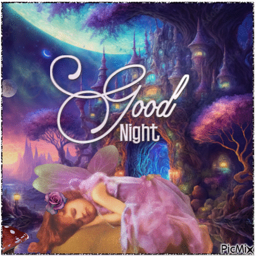 GOOD NIGHT - Darmowy animowany GIF
