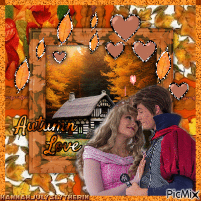 ♦Aurora & Phillip - Autumn Love♦ - GIF animado gratis
