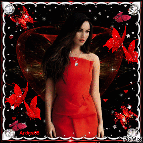 Red butterfly... - Free animated GIF