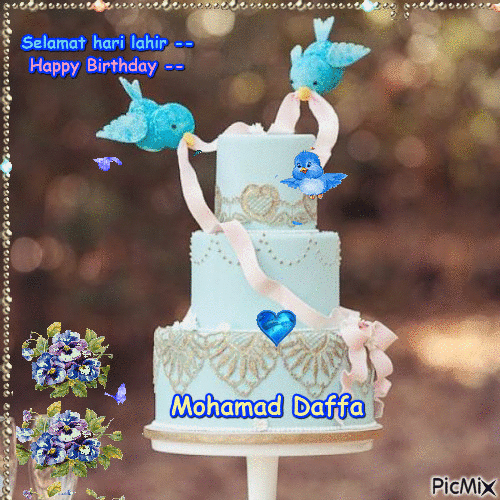 happy Birthday, Mohamad Daffa Pratama Rifai - Ingyenes animált GIF