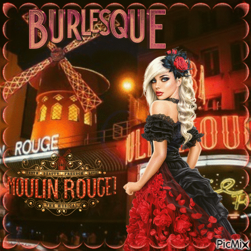 Burlesque - GIF animado grátis