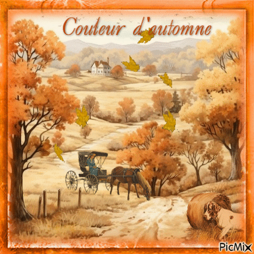Couleur d' automne - Animovaný GIF zadarmo