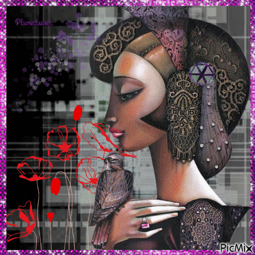 Lady Art Déco. - Ücretsiz animasyonlu GIF