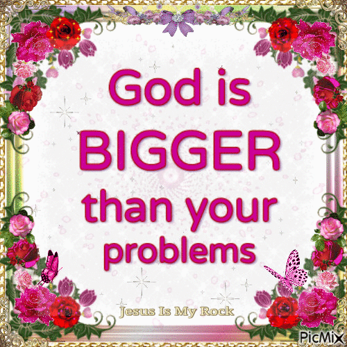 God is Bigger - Δωρεάν κινούμενο GIF