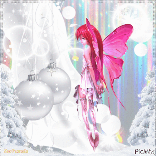 Winter Fairy - GIF animasi gratis