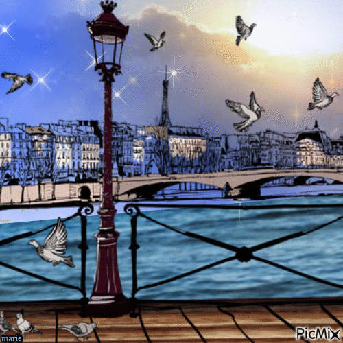 La Seine - Zdarma animovaný GIF