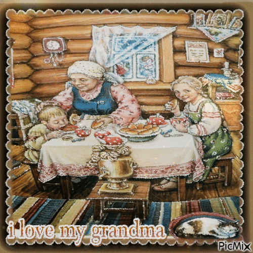 Liebe für Oma - Gratis animeret GIF
