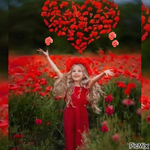 mañana de flores - Ingyenes animált GIF