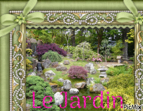 Le jardin - Δωρεάν κινούμενο GIF