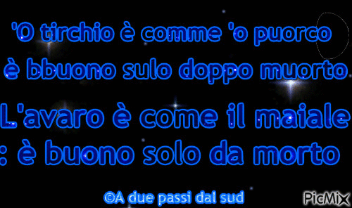 proverbio napoletano - Бесплатный анимированный гифка