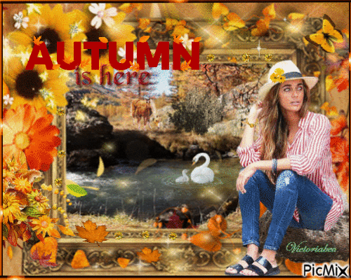 Autumn is here - GIF animé gratuit