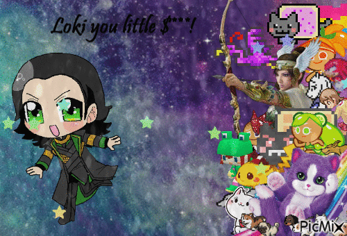 Loki you little $***! - Бесплатный анимированный гифка
