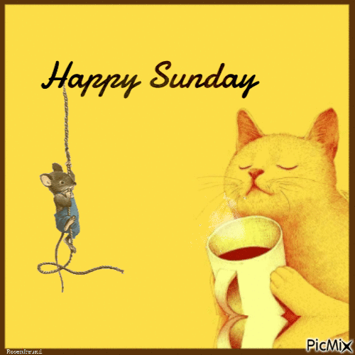 Happy Sunday - GIF animé gratuit