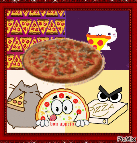 pizza - Zdarma animovaný GIF