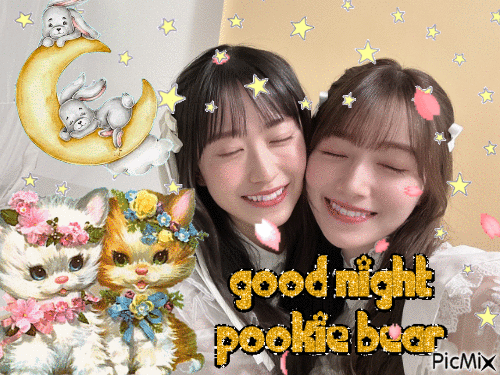 good night pookie bear - 免费动画 GIF