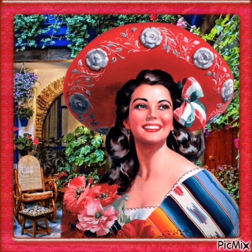 Fille mexicaine. - gratis png